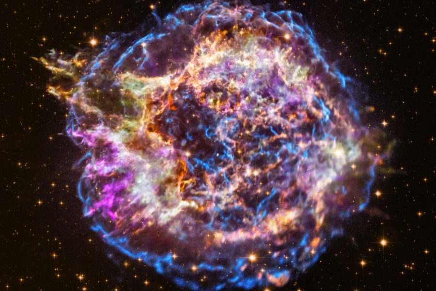 Der Sternennebel Cassiopeia A verrät viel über den Ablauf von Sternenexplosionen – ist von der Erde aus aber leider nur schwer zu beobachten  Foto: © NASA/CXC/SAO